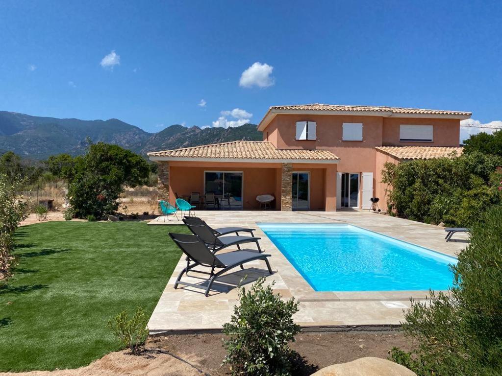 Villa Chez Geraldine Piscine Chauffee, Proche Plage Et Riviere Lecci Exteriör bild