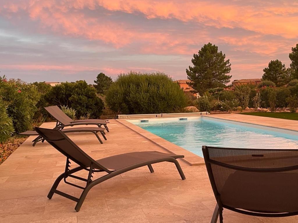 Villa Chez Geraldine Piscine Chauffee, Proche Plage Et Riviere Lecci Exteriör bild